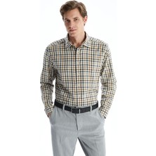 Lc Waikiki Yeni Sezon Slim Fit Uzun Kollu Ekose Erkek Gomlek - S5LL10Z8
