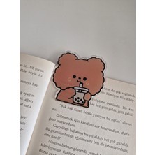 Sevimli Ayıcık Pleksi Kitap Ayracı 8 cm -1 Adet