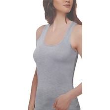 Tutku Elit Bayan Elastan Modal Geniş Askı Atlet 6 'lı  2002