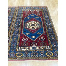 Yahyalı Halısı El Dokuma Muhteşem Kondisyon Kök Boya Yün Halı 130 x 190