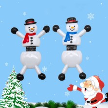 Adet Noel Tırmanma Kardan Adam Duvar Tırmanıcıları Yapışkan Ayaklı Noel Partisi Hediyeleri Ödül Çantası Çorap Dolguları (Yurt Dışından)