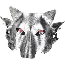Cadılar Bayramı Kurt Başı Maskesi Parti Karnaval Maskeli Balo Cosplay B-Ar Performansları Süslemeler (Yurt Dışından)