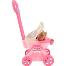 Evcil Hayvan Bebek Arabası Oyuncak Taklit Oyun Köpeği Büyük Itmeli Araba Eğitici Oyuncak Erkek Kız Çocuklar Için Teddy (Yurt Dışından)