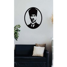 Ahşap Atatürk Portre Duvar Dekoru