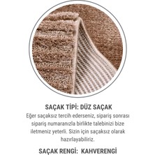 Ivona Kahverengi Geometrik Çizgili Tozumaz Yumuşak Tuşeli Salon Halısı | Antialerjik ve Dayanıklı Kesme Halı