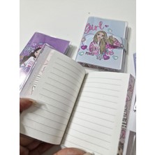 4lü Girl Mini Çizgili Defter Seti