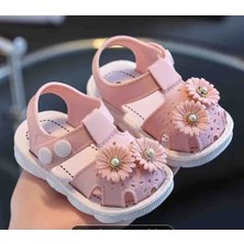 Baby Çiçekli Kız Cocuk Sandalet