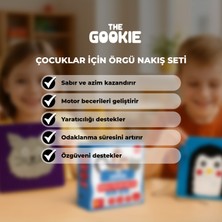 The Gookie Çoçuklar Için Keçe Panda Civciv Nakış Seti ve Amigurumi Aslan Örgü Kiti Amigurumi Örgü Oyuncak Seti