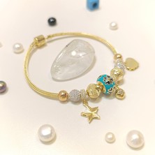 Çaharm Şans Bileklik Künye 14 Ayar Altın Hd Videolu