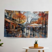 Empresyonizm Paris Sokak Sahnesi Duvar Örtü - Yatak Odası, Oturma Odası ve Yurt Dekoru Için