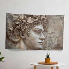 Efsanevi Figür Duvar Sanatı -  Pamuk Sırtlı ve Polyester Ön Taraflı Canlı Baskılı Duvar