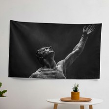 Modern Michelangelo  Duvar Örtüsü - Canlı Renkler,  Pamuk Sırt, Süblimasyon Baskı