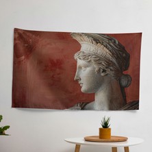 Neoklasizm Athena Kanvas Tablo Duvar Örtüsü - Canlı Süblimasyon Baskı,  Pamuk Sırt ve