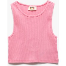 Koton Pamuklu Arkası Pencere Detaylı Kaşkorse Basic Crop Atlet