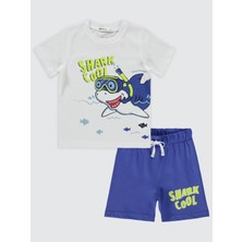 Civil Boys Erkek Çocuk Pijama Takımı 2-5 Yaş Beyaz