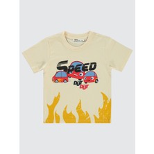 Civil Boys Erkek Çocuk Tişört 2-5 Yaş Taş Rengi