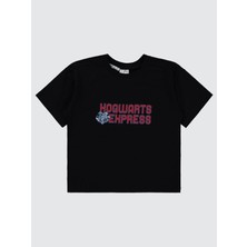 Harry Potter Erkek Çocuk Tişört 10-13 Yaş Siyah