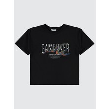 Civil Boys Erkek Çocuk Tişört 6-9 Yaş Siyah