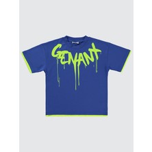 Civil Boys Erkek Çocuk Tişört 10-13 Yaş Saks Mavisi