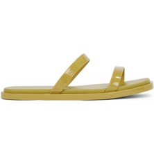 Calvin Klein Yağ Yeşili Kadın Terlik HW0HW02417