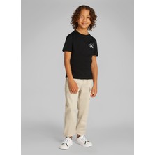 Calvin Klein Baskılı Siyah Erkek Çocuk T-Shirt IU0IU00678BEH