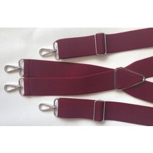 Kancalı Bordo Renkli  Pantolon Askısı 4 Kancalı