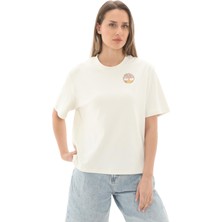Tb0a67zfcm91 Timberland Tımberfresh Back And Front Graphıc Short Kadın T-Shirt Beyaz
