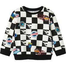 NI13238364 Name It Nmmdrewy Hotwheels Nreg Swe Bru Sky &amp;ccedil;ocuk Sweatshirt Siyah