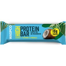 Waspco Yüksek Protein Bar - Hindistan Cevizli 50g x 12 Adet
