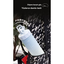 600ML Yaz Trendi Mat Degrade Renk Açık Araba Büyük Kapasiteli Spor Su Bardağı (Yurt Dışından)