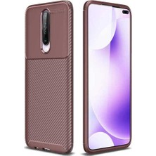 Xiaomi Redmi K30 Karbon Desenli Negro Silikon Kılıf