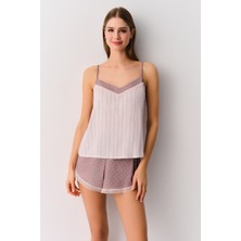 Suwen Isabella Atlet Şort Pijama Takımı