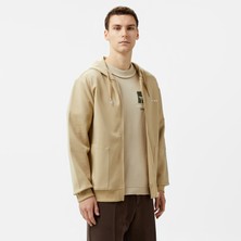 Unıted4 Cool M Full Zip Erkek Bej Sweatshirt