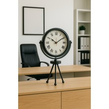 Ev Ofis Siyah Tripod Masa Saati