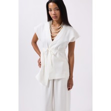 Passense Bağcık Detay Yelek