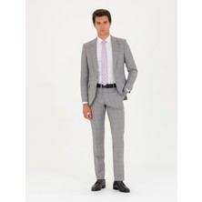 Cacharel Erkek Gri Slim Fit Takım Elbise 50269199-VR024