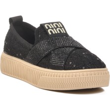 Voyager Siyah Fileli Kadın Günlük Ayakkabı B235 Z