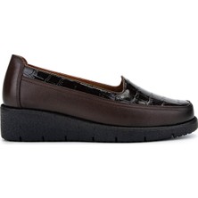 Tamer Tanca Kadın  Deri Lacivert Casual Ayakkabı 1095 0110 Bn Ayk Y25 Lacıvert