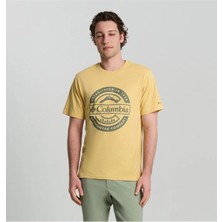 Columbia Csc Button Badge Erkek Kısa Kollu Tişört CS0387