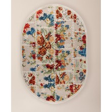Madame Coco Flavigny Oval Halı - Koyu Bej/Kahverengi - 160x230 cm