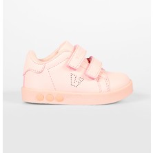 Vicco 313.E19K.100 Günlük Işıklı Çocuk Spor Ayakkabı Pudra