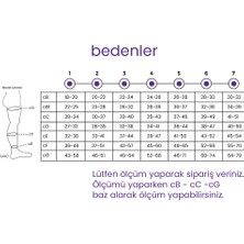 Erkamed Medikal Ccl2 Orta Basınç Külotlu Burnu Açık Çorabı