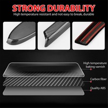 Emporaaium Honda Civic 2016-2020 Için 4x Karbon Fiber Iç Kapı Kol Dayama Paneli Döşeme Kapağı (Yurt Dışından)