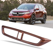 Emporaaium Araba Merkezi Klima Rüzgar Çıkış Paneli Pano Çıkartmaları Şeftali Ahşap Tahıl Kalıplama Honda Cr-V Crv 2017-2020 (Yurt Dışından)