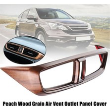 Emporaaium Araba Merkezi Klima Rüzgar Çıkış Paneli Pano Çıkartmaları Şeftali Ahşap Tahıl Kalıplama Honda Cr-V Crv 2017-2020 (Yurt Dışından)