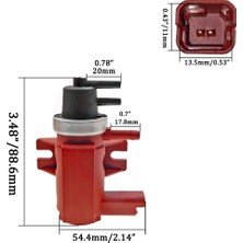 Emporaaium 1618C9 Turbo Basınç Solenoid Egr Vanası Ford Cmax 1.6 Tdci Citroen C2 C3 C4 C5 Peugeot 206 207 307 407 9652570180 (Yurt Dışından)