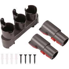 Luxuriles V6 V7 V8 V10 V11 Elektrikli Süpürge Bağlantı Istasyonu Için 2 Adet/set Adaptörlü Aksesuar Tutucu (Yurt Dışından)