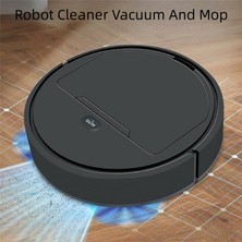 Luxuriles Süpürme Robotu, Otomatik Elektrikli Süpürge, Zemin Süpürme Toz Emme 3'ü 1 Arada USB Şarj 40DB Düşük Gürültülü Robotik (Yurt Dışından)