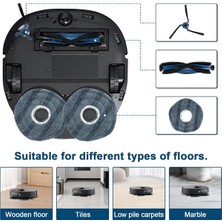 Luxuriles X10 Pro Omni Elektrikli Süpürge Ana Yan Fırça Filtreleri Paspas Bezi Toz Torbaları Aksesuarları (Yurt Dışından)