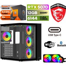 MSI Gaming Pc Ddr5 – Rtx 5070Tİ 16GB – Ryzen 7 9800X3D – Fiyatı